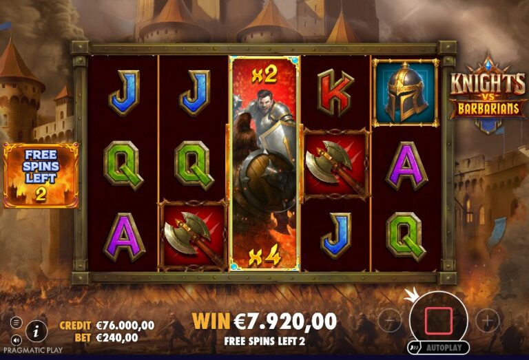 Screenshot 3 van Knights vs Barbarians